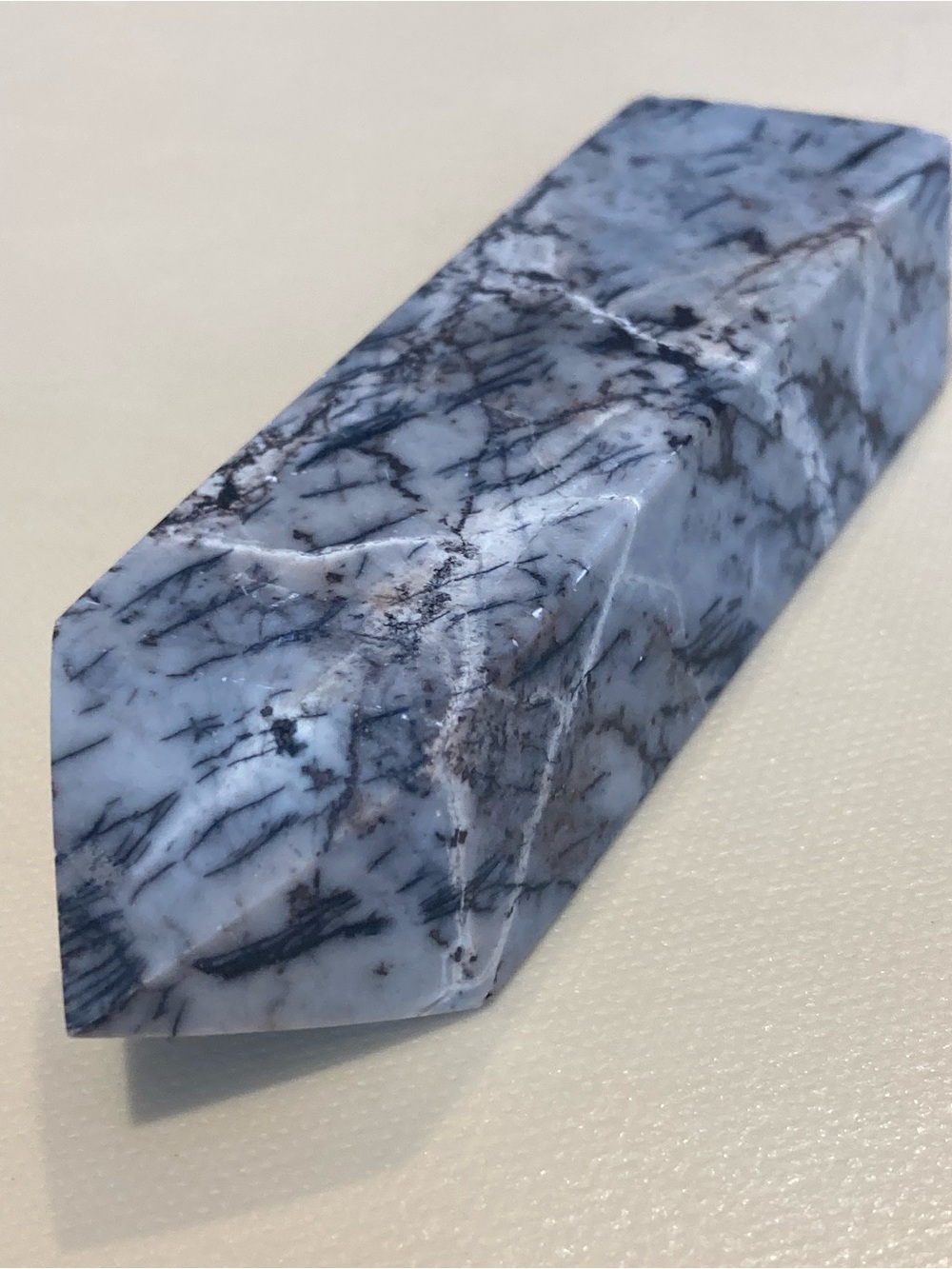 Dendritic Opal Crystal Tower